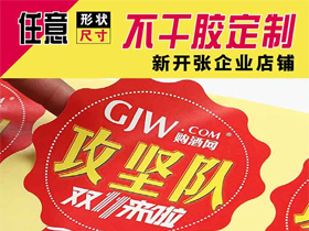 异形不干胶中国智慧体育科技领导者定制